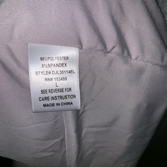 NWT JLUXLABEL Silver Semi Sparkle Midi Dress - Picture 10 of 10